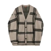 MYQ men's autumn new cardigan knitted sweater, Korean-style trendy and laid-back coat, loose and versatile sweater trend Item Picture